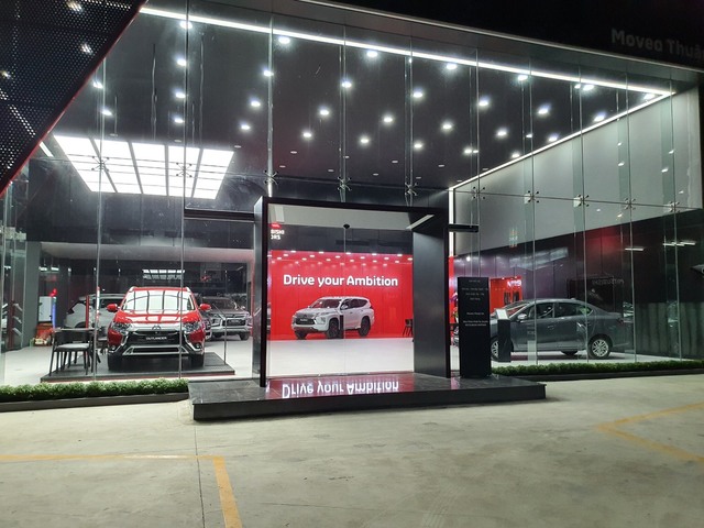 Khai trương đại lý 3s, showroom trưng bày xe mitsubishi Thuận An Bình Dương